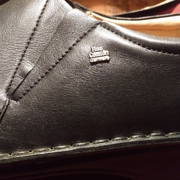 Finn Comfort Black Leather Slip On Shoes Men's 9 - Picture 10 of 10
